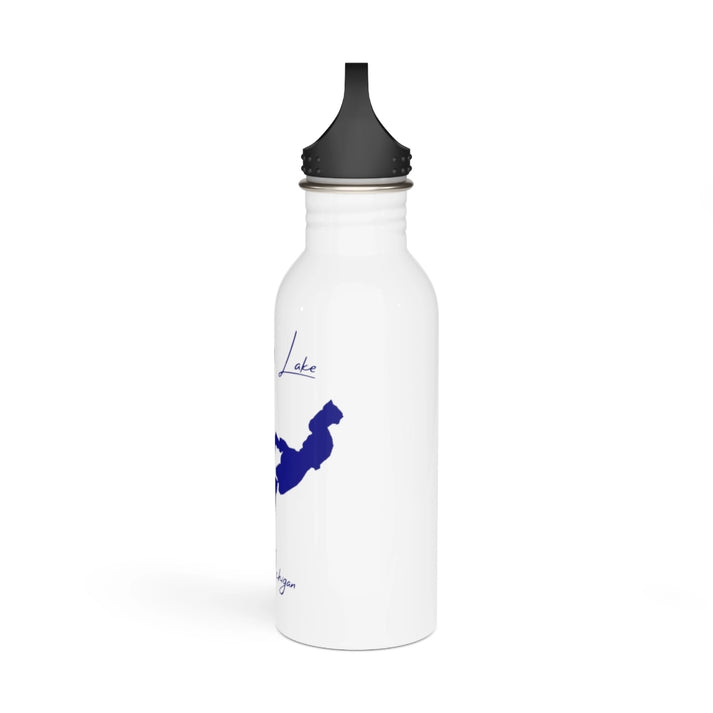 Michigan  Crooked  Lake  Water  bottle  other  position  view  from  right  white.webp