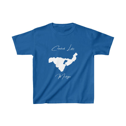 Michigan  Crooked  Lake  Youth  T-shirt  front  position  view  from  front  royal.webp