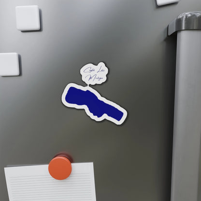 Michigan  Crystal  Lake  Die  Cut  Magnet  front  position  view  from  context-1  4  x  4.webp