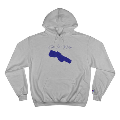 Michigan  Crystal  Lake  Hoodie  front  position  view  from  front  light  steel.webp