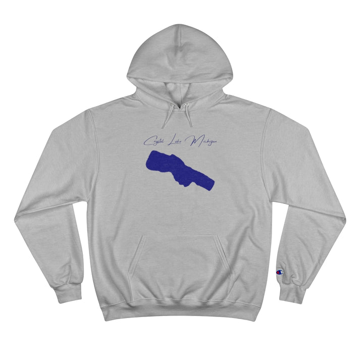 Michigan  Crystal  Lake  Hoodie  front  position  view  from  front  light  steel.webp