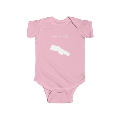 Michigan  Crystal  Lake  Onesie  front  position  view  from  front  pink.webp