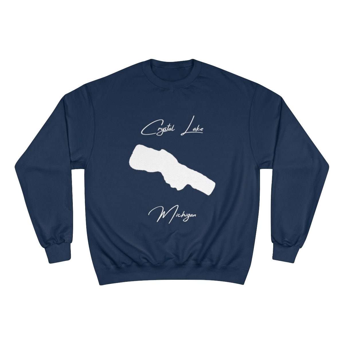 Michigan  Crystal  Lake  Sweatshirt  front  position  view  from  front  navy.webp