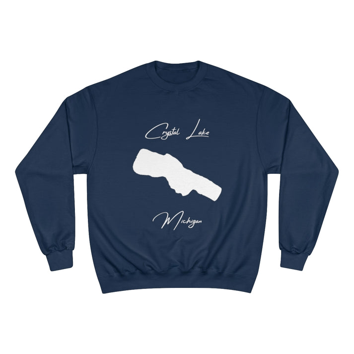 Michigan  Crystal  Lake  Sweatshirt  front  position  view  from  front  navy.webp