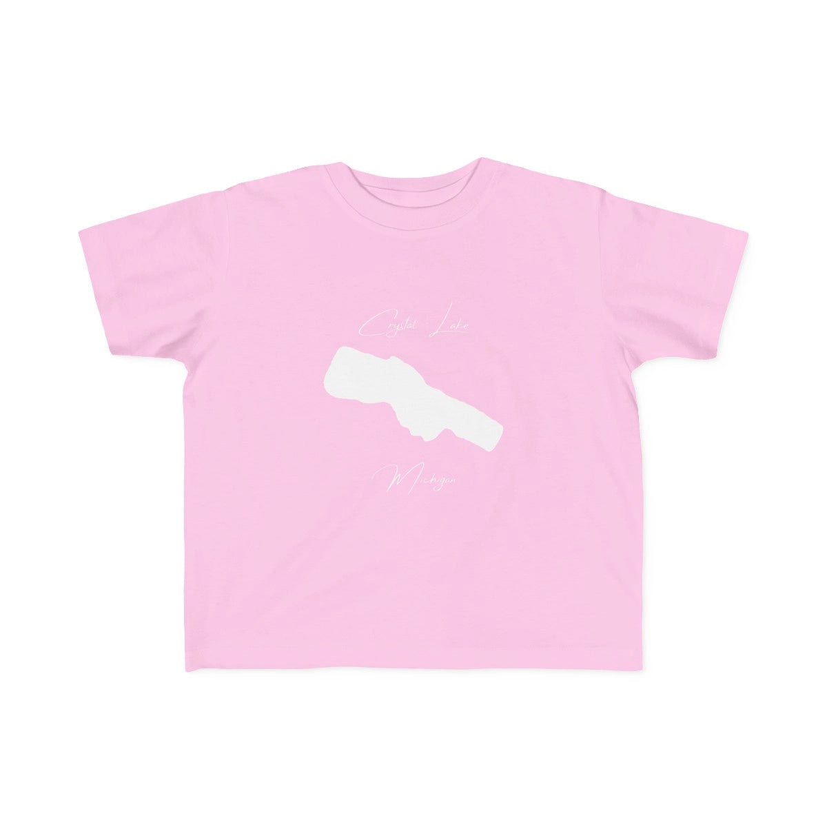 Michigan  Crystal  Lake  Toddler  T-shirt  front  position  view  from  front  pink.webp