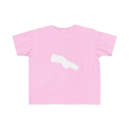 Michigan  Crystal  Lake  Toddler  T-shirt  front  position  view  from  front  pink.webp