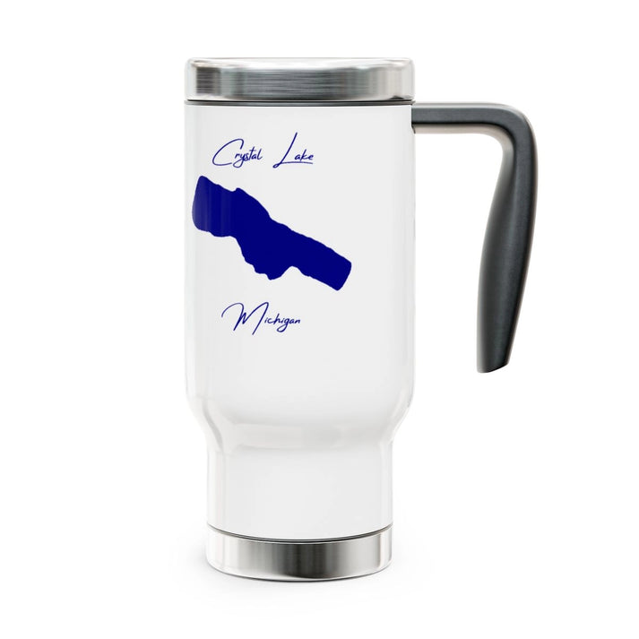 Michigan  Crystal  Lake  Travel  Mug  other  position  view  from  right  14oz.webp