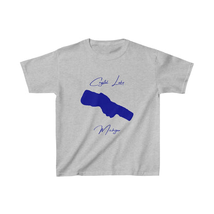 Michigan  Crystal  Lake  Youth  T-shirt  front  position  view  from  front  sport  grey.webp
