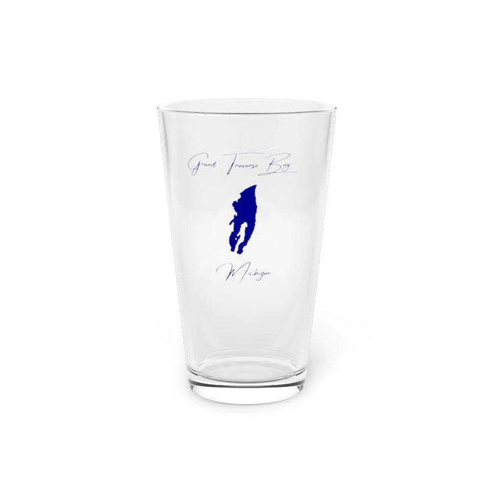 Michigan  Grand  Traverse  Bay  16oz  Pint  Glass  front  position  view  from  front  16oz.webp