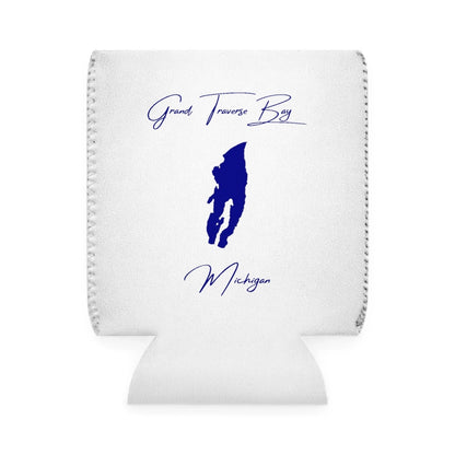 Michigan  Grand  Traverse  Bay  Can  Koozie  front  position  view  from  front-1  white.webp