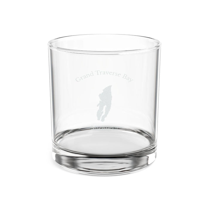 Michigan  Grand  Traverse  Bay  Engraved  Whiskey  Glass  other  position  view  from  front  10.5oz.webp