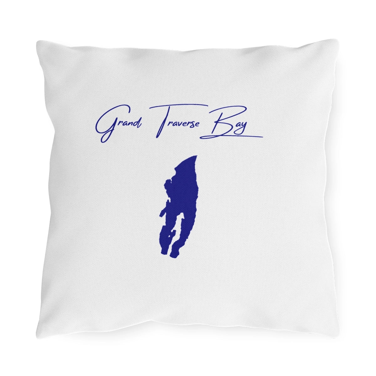Michigan  Grand  Traverse  Bay  Outdoor  Pillow  front  position  view  from  front  16  x  16.webp