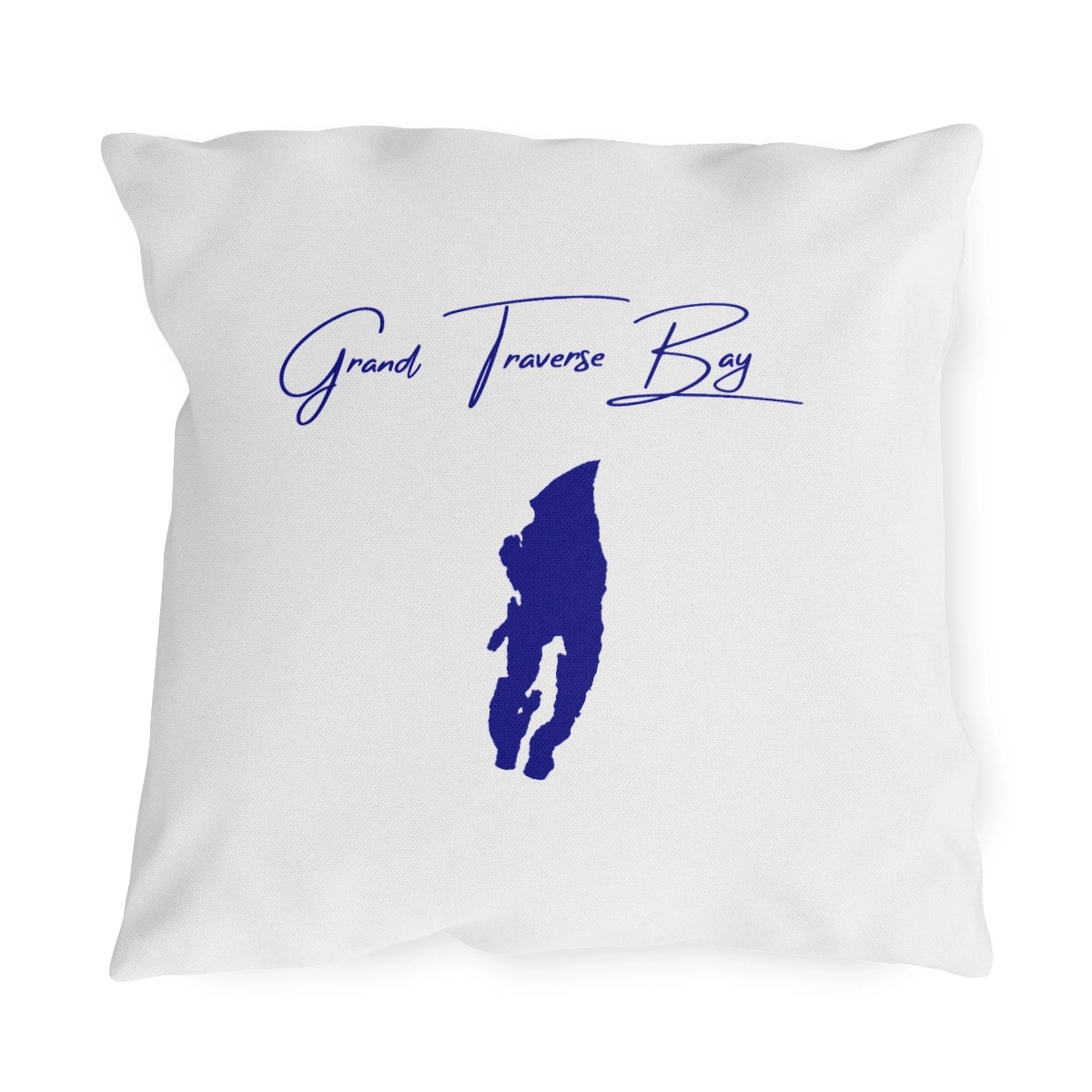 Michigan  Grand  Traverse  Bay  Outdoor  Pillow  front  position  view  from  front  18  x  18.webp