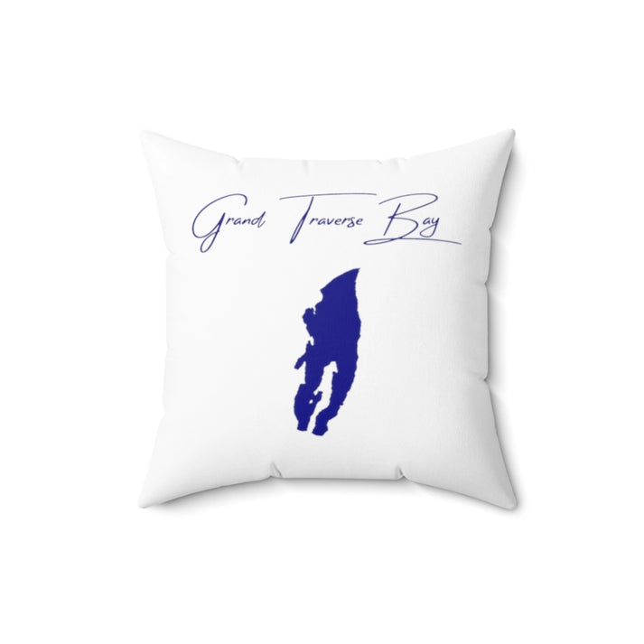 Michigan  Grand  Traverse  Bay  Pillow  front  position  view  from  front  16  x  16.webp
