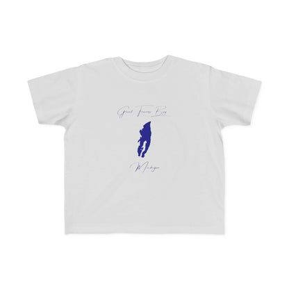 Michigan  Grand  Traverse  Bay  Toddler  T-shirt  front  position  view  from  front  silver.webp
