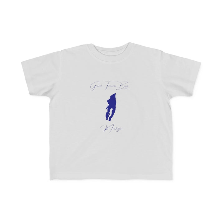 Michigan  Grand  Traverse  Bay  Toddler  T-shirt  front  position  view  from  front  silver.webp