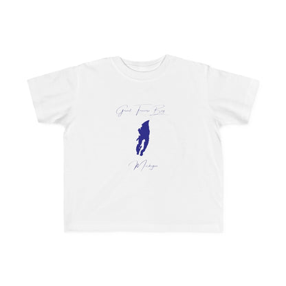 Michigan  Grand  Traverse  Bay  Toddler  T-shirt  front  position  view  from  front  white.webp