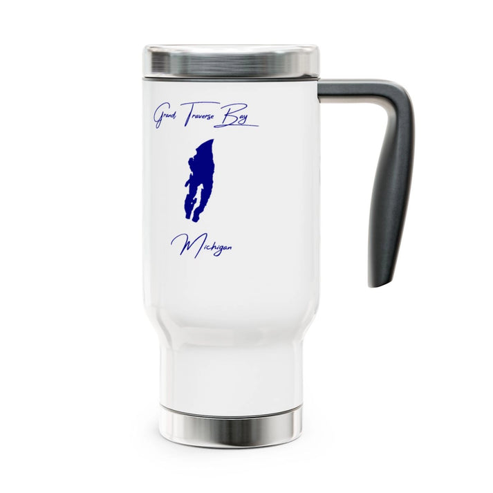 Michigan  Grand  Traverse  Bay  Travel  Mug  other  position  view  from  right  14oz.webp