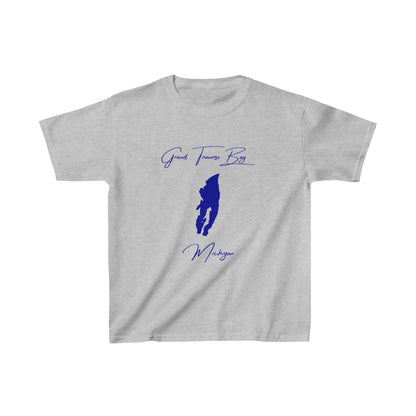 Michigan  Grand  Traverse  Bay  Youth  T-shirt  front  position  view  from  front  sport  grey.webp
