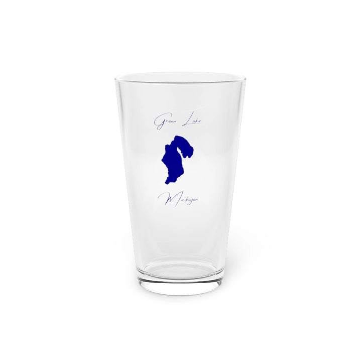 Michigan  Green  Lake  16oz  Pint  Glass  front  position  view  from  front  16oz.webp