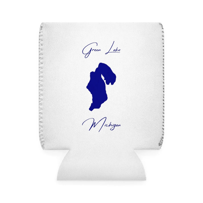 Michigan  Green  Lake  Can  Koozie  front  position  view  from  front-1  white.webp