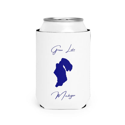 Michigan  Green  Lake  Can  Koozie  front  position  view  from  front-2  white.webp
