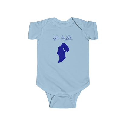 Michigan  Green  Lake  Onesie  front  position  view  from  front  light  blue.webp