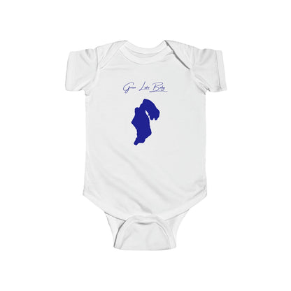 Michigan  Green  Lake  Onesie  front  position  view  from  front  white.webp