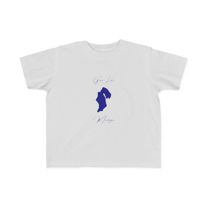 Michigan  Green  Lake  Toddler  T-shirt  front  position  view  from  front  silver.webp