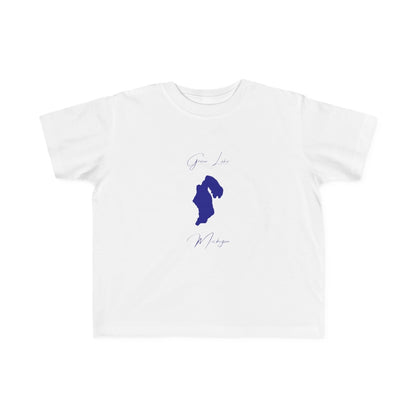 Michigan  Green  Lake  Toddler  T-shirt  front  position  view  from  front  white.webp