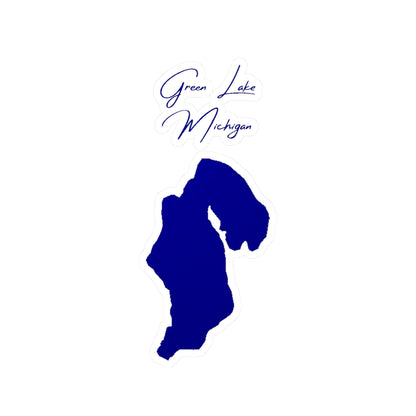 Michigan  Green  Lake  Vinyl  Decal  other  position  view  from  front  4  x  6.webp