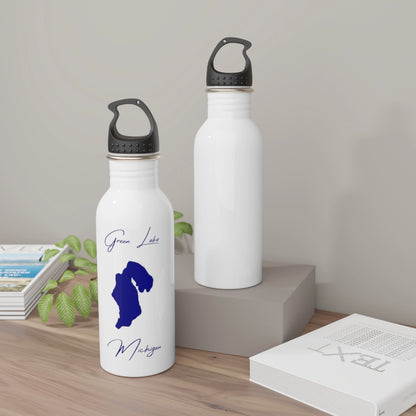 Michigan  Green  Lake  Water  bottle  other  position  view  from  context-2  white.webp