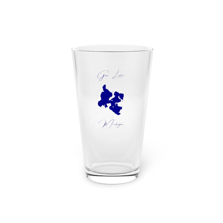 Michigan  Gun  Lake  16oz  Pint  Glass  front  position  view  from  front  16oz.webp