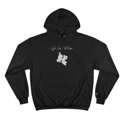 Michigan  Gun  Lake  Hoodie  front  position  view  from  front  black.webp