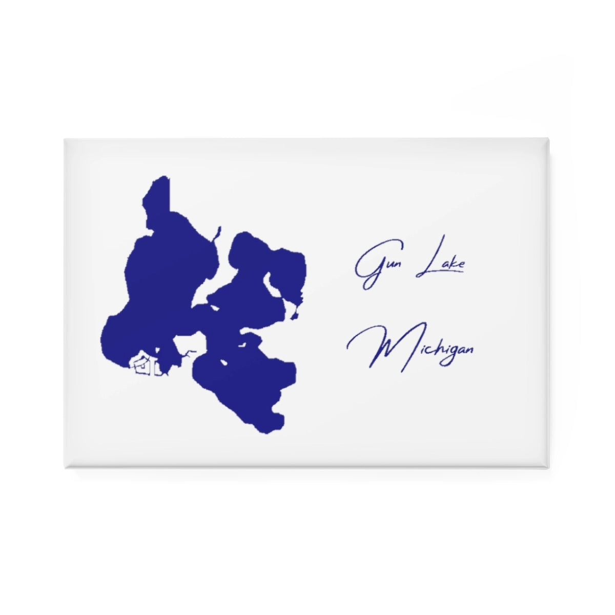 Michigan  Gun  Lake  Magnet  front  position  view  from  front  2  x  3.webp