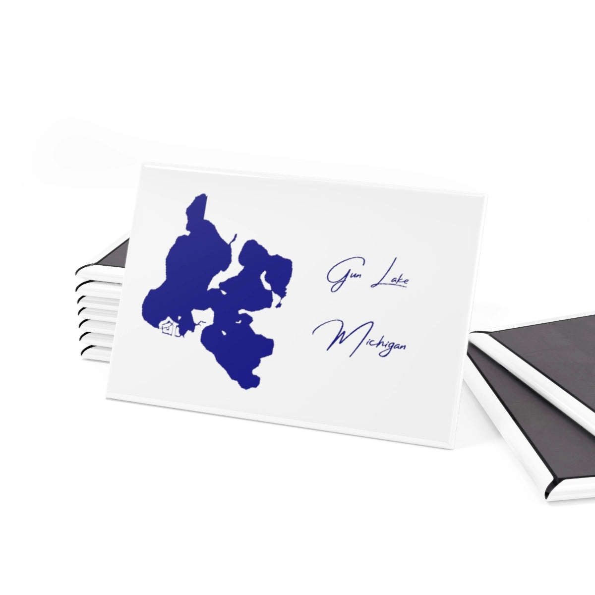 Michigan  Gun  Lake  Magnet  front  position  view  from  set  2  x  3.webp