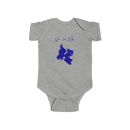 Michigan  Gun  Lake  Onesie  front  position  view  from  front  heather.webp