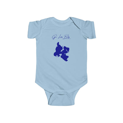 Michigan  Gun  Lake  Onesie  front  position  view  from  front  light  blue.webp