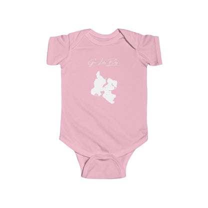 Michigan  Gun  Lake  Onesie  front  position  view  from  front  pink.webp