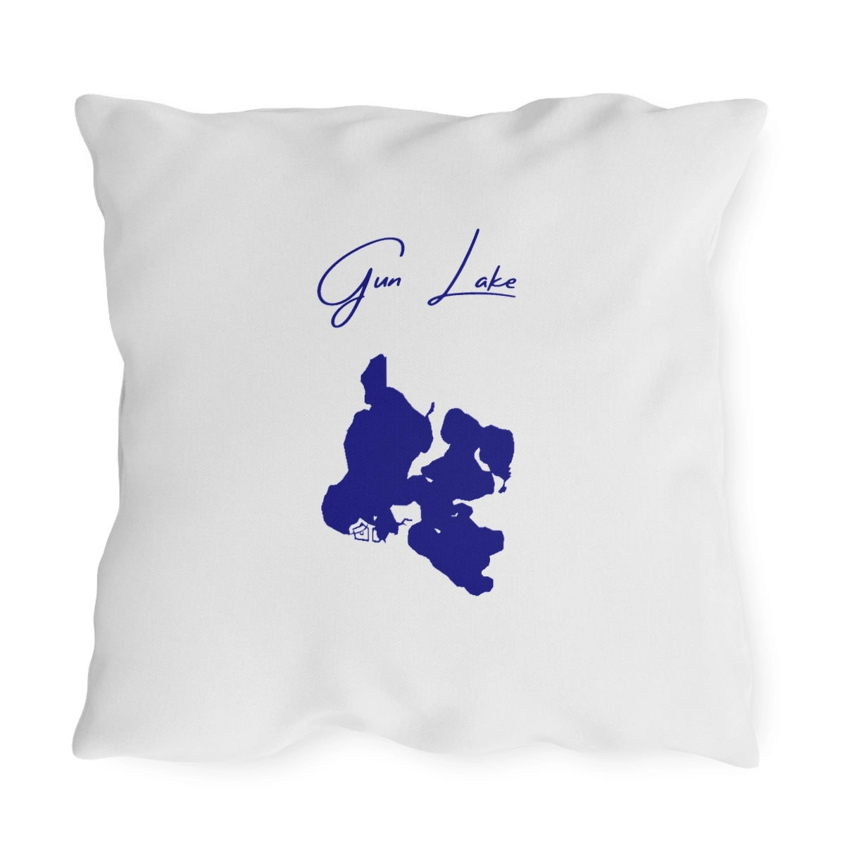 Michigan  Gun  Lake  Outdoor  Pillow  back  position  view  from  back  20  x  20.webp