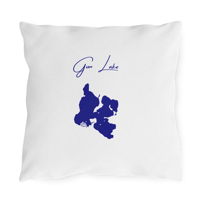 Michigan  Gun  Lake  Outdoor  Pillow  front  position  view  from  front  16  x  16.webp