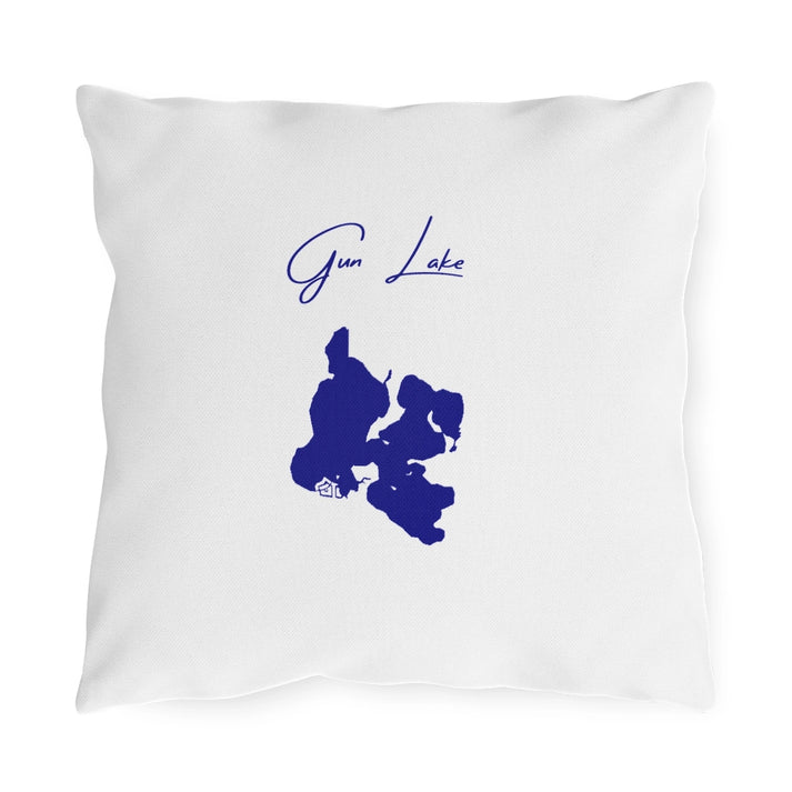 Michigan  Gun  Lake  Outdoor  Pillow  front  position  view  from  front  16  x  16.webp