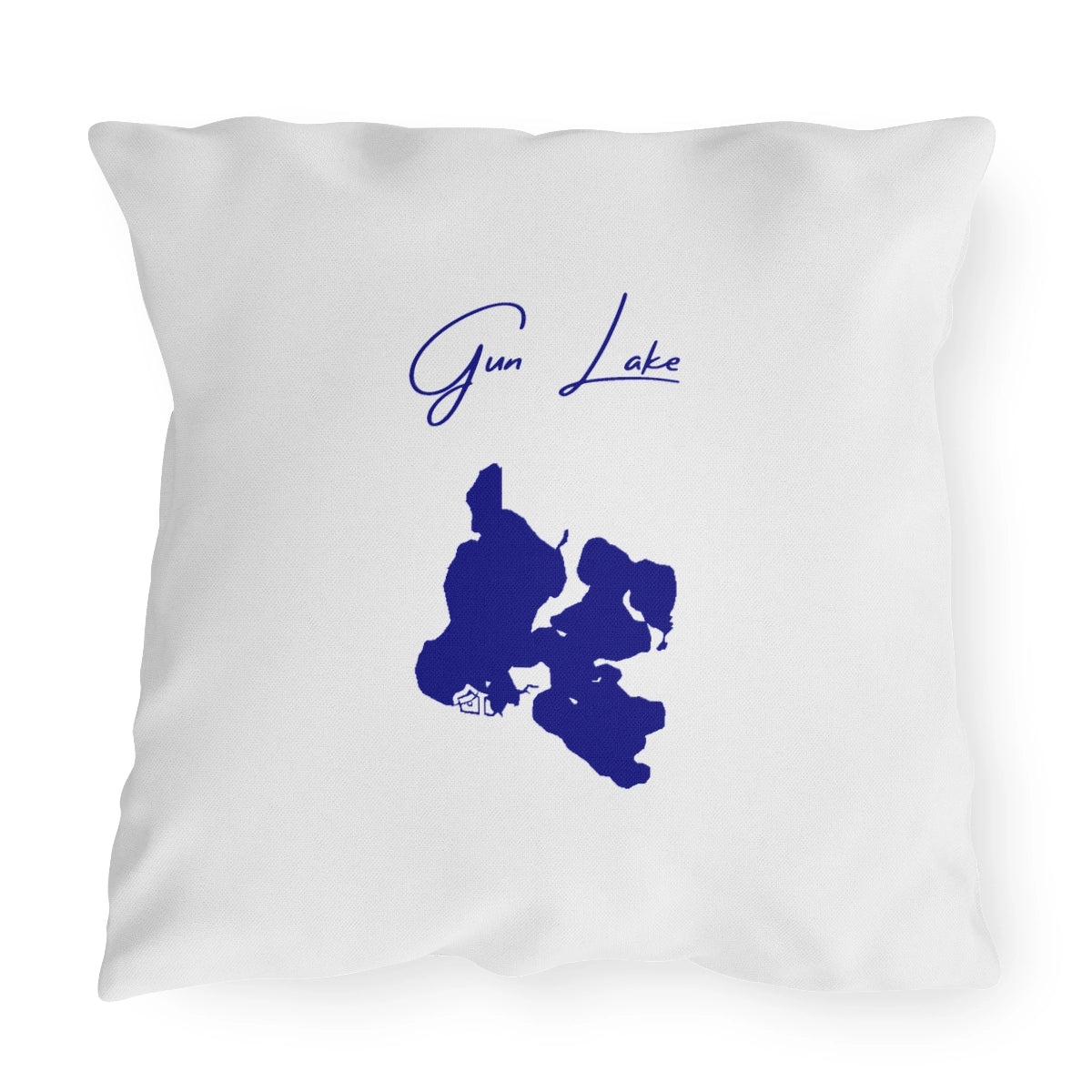Michigan  Gun  Lake  Outdoor  Pillow  front  position  view  from  front  20  x  20.webp
