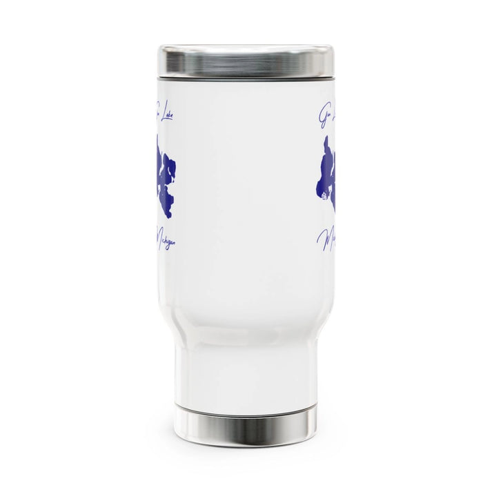 Michigan  Gun  Lake  Travel  Mug  other  position  view  from  front  14oz.webp