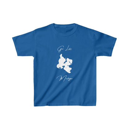 Michigan  Gun  Lake  Youth  T-shirt  front  position  view  from  front  royal.webp
