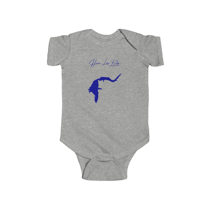 Michigan  Hamlin  Lake  Onesie  front  position  view  from  front  heather.webp
