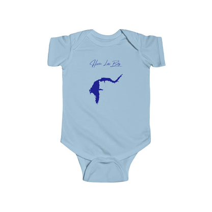 Michigan  Hamlin  Lake  Onesie  front  position  view  from  front  light  blue.webp