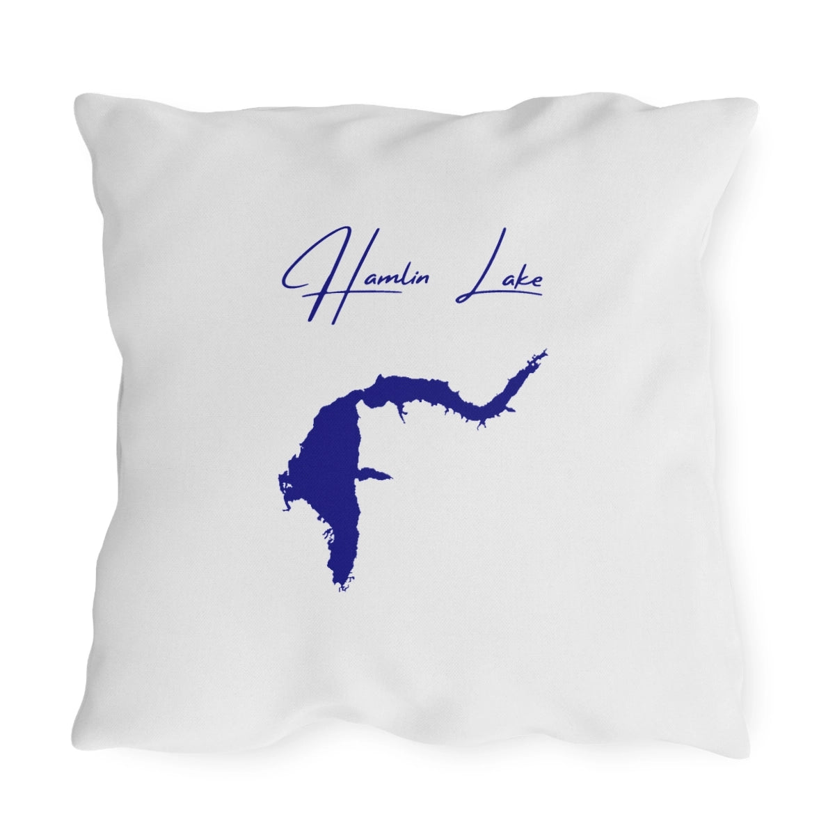 Michigan  Hamlin  Lake  Outdoor  Pillow  back  position  view  from  back  20  x  20.webp