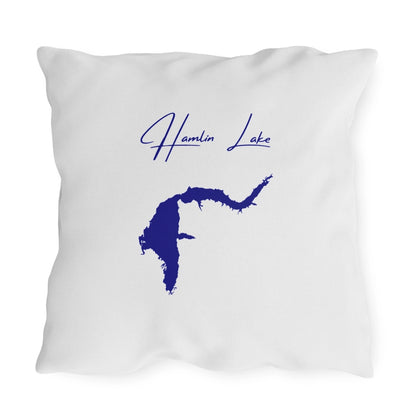 Michigan  Hamlin  Lake  Outdoor  Pillow  back  position  view  from  back  20  x  20.webp