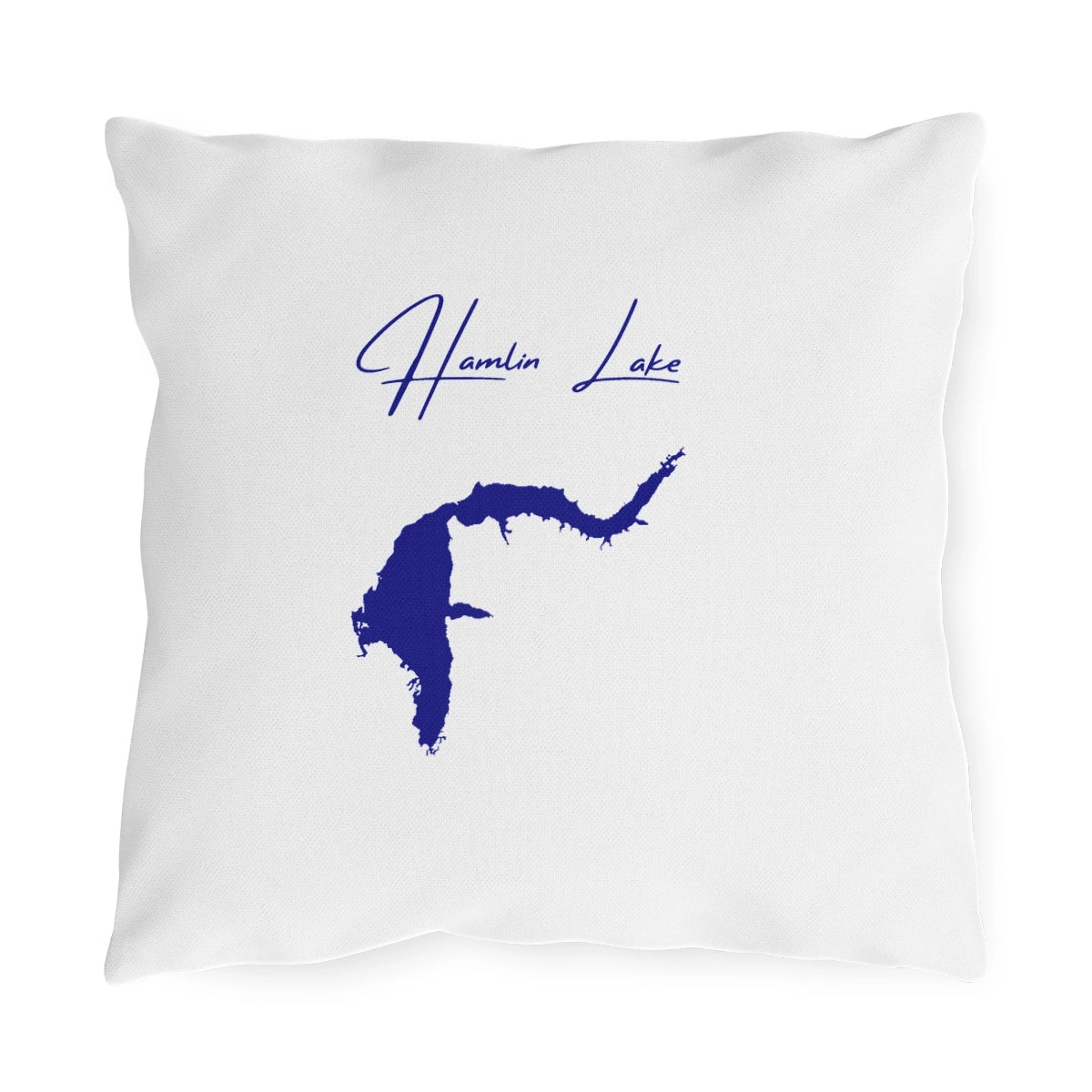 Michigan  Hamlin  Lake  Outdoor  Pillow  front  position  view  from  front  16  x  16.webp